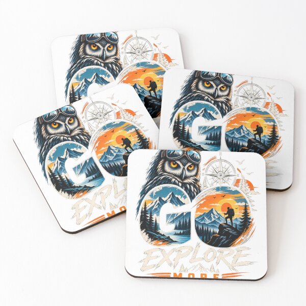 Item preview, Wild explorer owl designed and sold by urbanshop7.