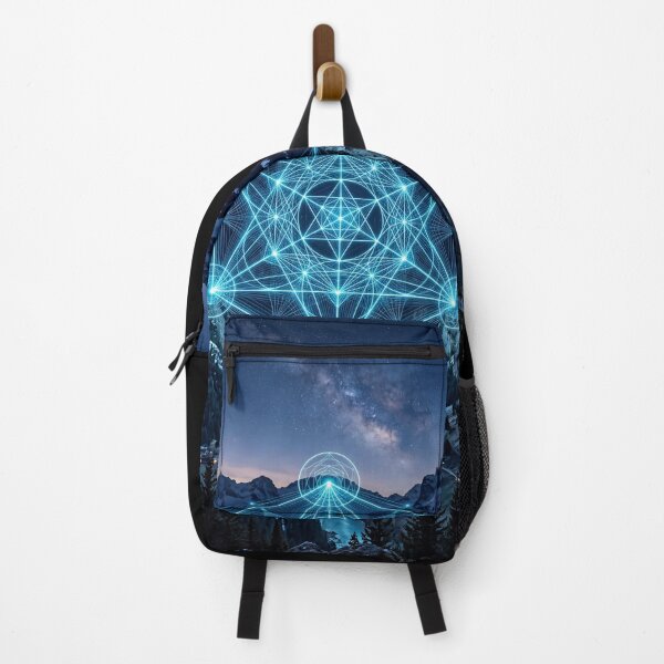 Item preview, Glowing Metatron's Cube Mountain Valley Night | Monkeybusiness designed and sold by monkeybusiness.pt.
