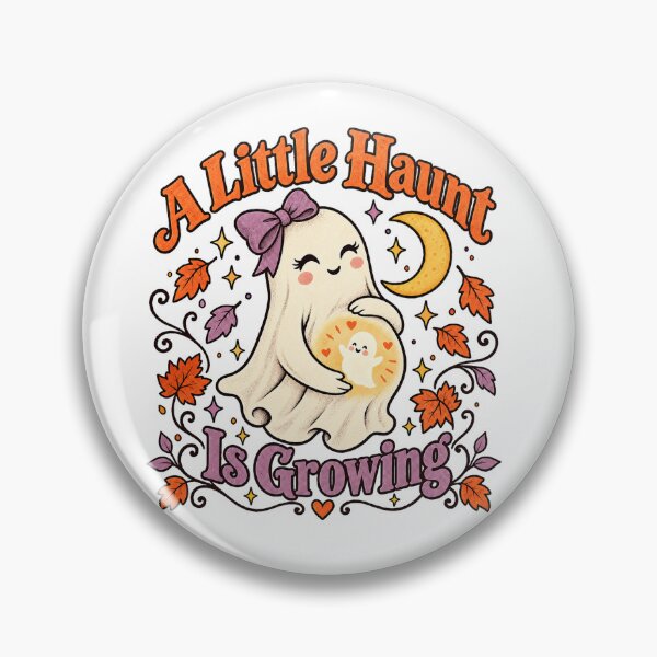 Item preview, A Little Haunt Is Growing – Cute Halloween Maternity Pregnancy Announcement Shirt designed and sold by My Gift Prints LLC.