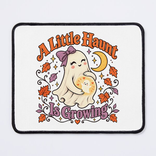 Item preview, A Little Haunt Is Growing – Cute Halloween Maternity Pregnancy Announcement Shirt designed and sold by My Gift Prints LLC.