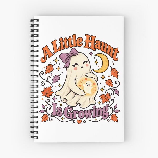 Item preview, A Little Haunt Is Growing – Cute Halloween Maternity Pregnancy Announcement Shirt designed and sold by My Gift Prints LLC.