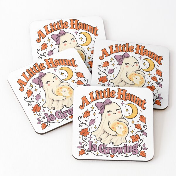 Item preview, A Little Haunt Is Growing – Cute Halloween Maternity Pregnancy Announcement Shirt designed and sold by My Gift Prints LLC.