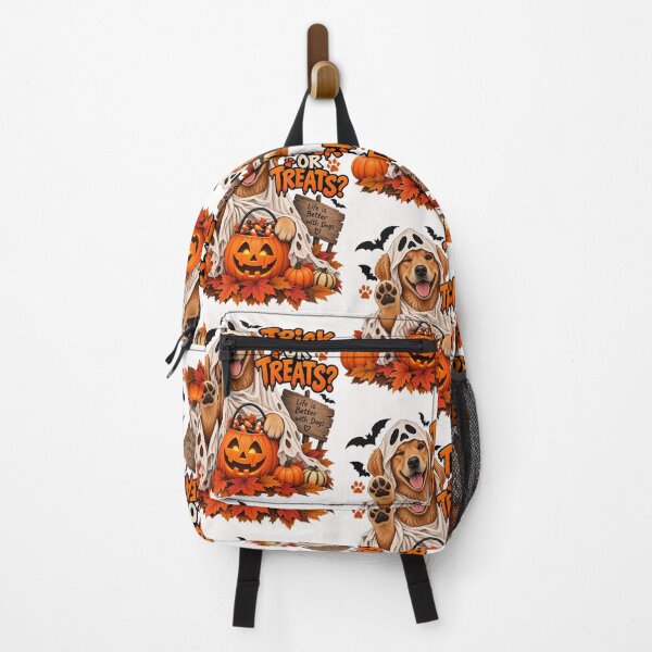 Item preview, Funny Halloween Dog – Trick or Treats Ghost Dog designed and sold by Nexavri Art.