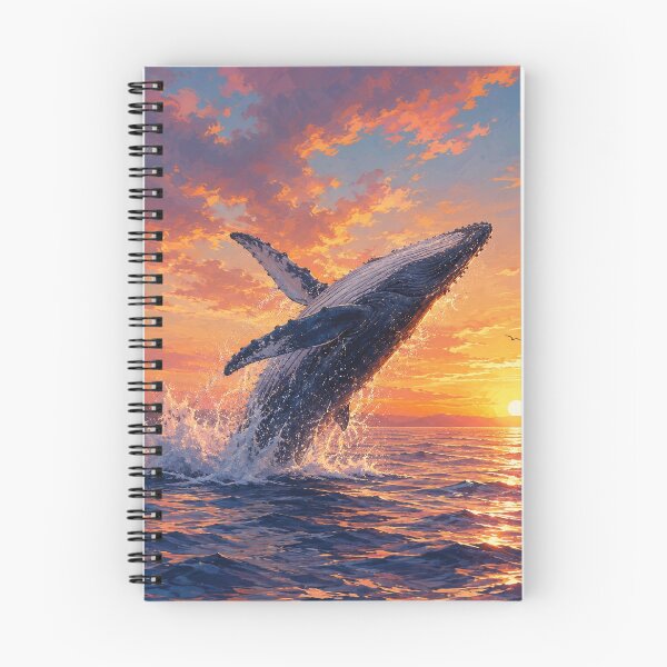 Item preview, Whale Jumping at Sunset designed and sold by ArcaneVisionArt.