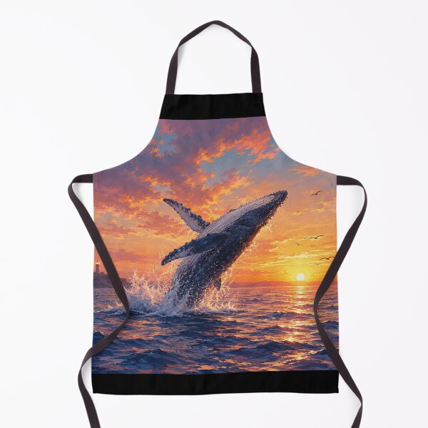 Item preview, Whale Jumping at Sunset designed and sold by ArcaneVisionArt.
