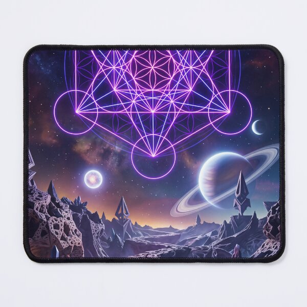 Item preview, Glowing Purple Metatron's Cube Alien Planet | Monkeybusiness designed and sold by monkeybusiness.pt.