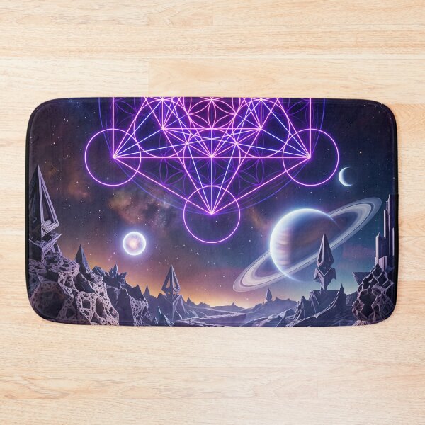Item preview, Glowing Purple Metatron's Cube Alien Planet | Monkeybusiness designed and sold by monkeybusiness.pt.