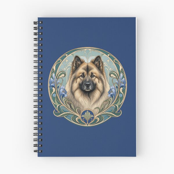 Item preview, Eurasier Dog Art Nouveau Portrait designed and sold by AntiqueImages.