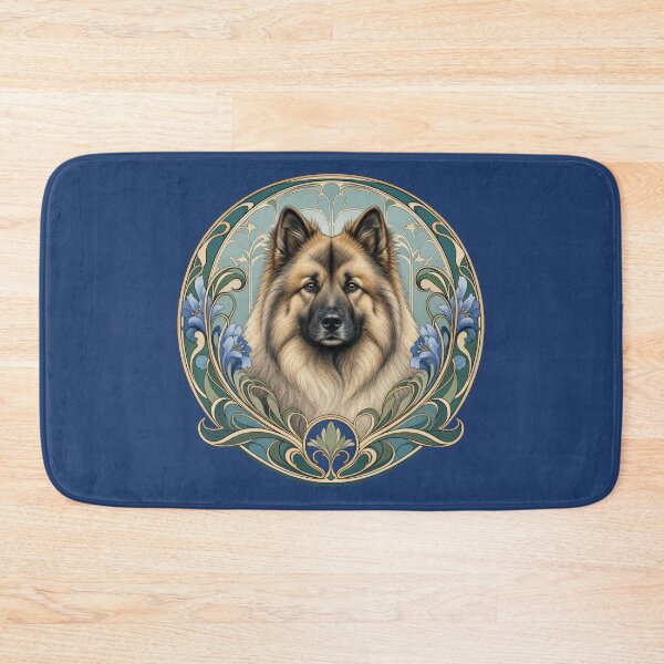Artikelvorschau, Eurasier-Hund-Jugendstil-Porträt entworfen und verkauft von AntiqueImages.
