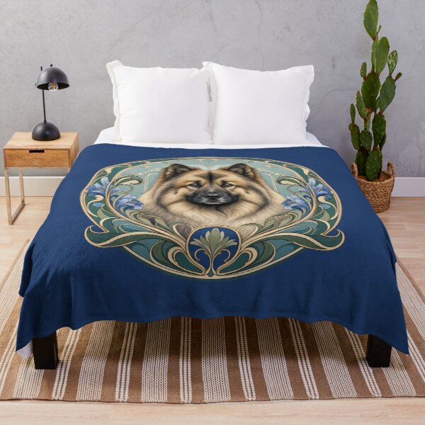 Item preview, Eurasier Dog Art Nouveau Portrait designed and sold by AntiqueImages.