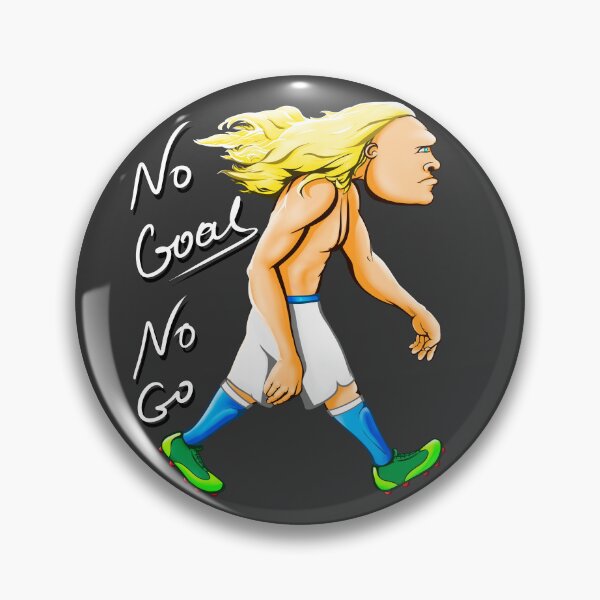Item preview, No Goal No Go – Haaland Football Meme Motivation designed and sold by VISARTING-ART.