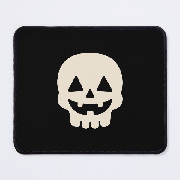 Item preview, Cute Smiling Skull Jack O Lantern Halloween Face designed and sold by cutepid.