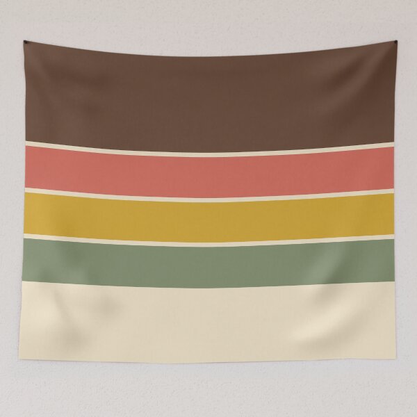 Item preview, Rayas vintage retro de verano de los 70 designed and sold by Deutschic.