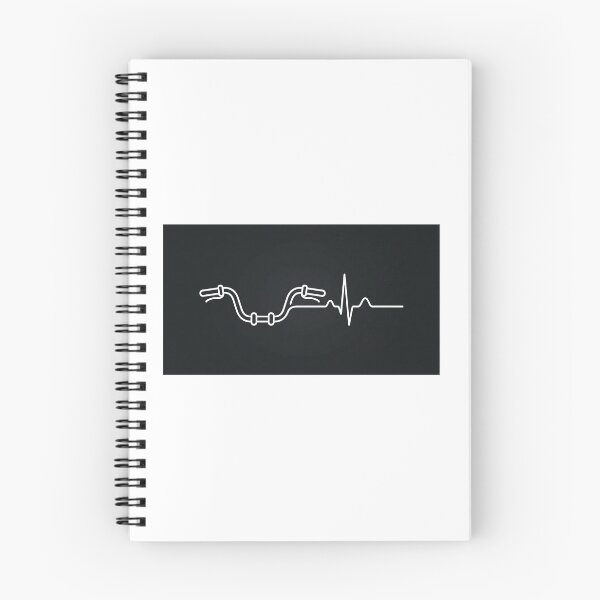 Item preview, Throttle Therapy Minimalist Motorcycle Heartbeat Rider T-Shirt designed and sold by ThrottleEcho.