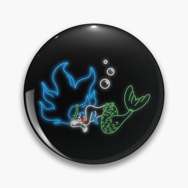 Item preview, Mora the Mermaid - Neon designed and sold by cortmcnamaraart.