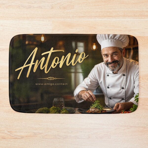 Item preview, Antonio Italian Chef Culinary Art designed and sold by AmigoContact.