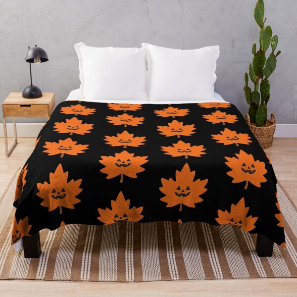 Item preview, Cute Maple Leaf Jack O Lantern Halloween designed and sold by cutepid.