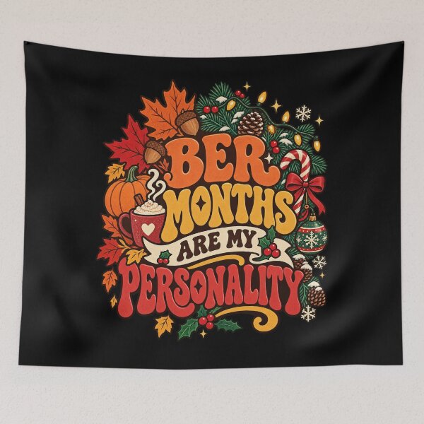 Item preview, Retro ber months seasonal designed and sold by Side Quest Co..