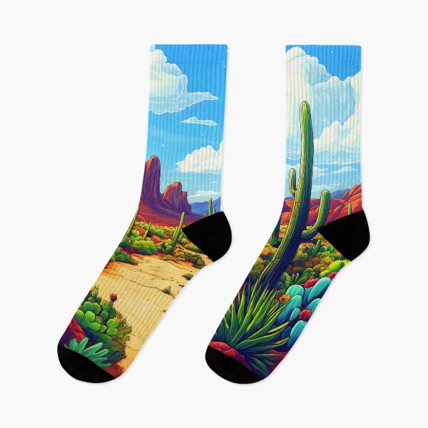 Item preview, Sci-Fi Fantasy Desert Bold Edgy Colorful Landscape Art  designed and sold by DEC02.