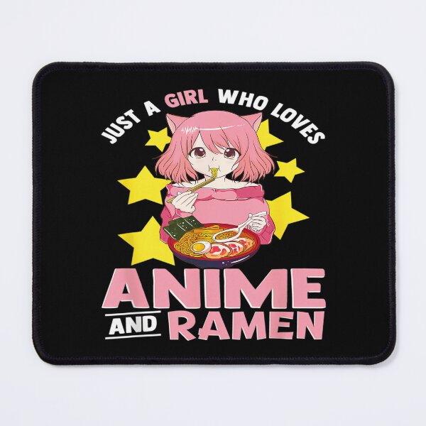 Item preview, Just A Girl Who Loves Anime And Ramen Bowl Japanese Noodles designed and sold by BobbiHewitt.