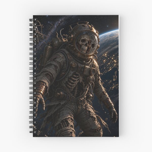 Item preview, Lost Steampunk Astronaut – Skeleton in Space designed and sold by RKWSHOP.