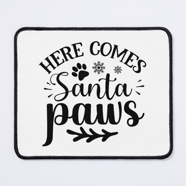 Item preview, Christmas Dog Here Comes Santa Paws Funny Holiday Design designed and sold by FuzionRaptor.