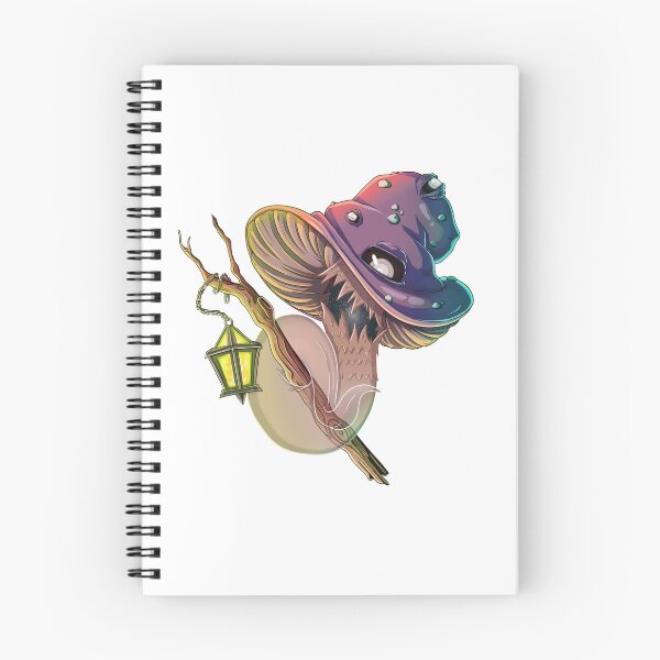 Item preview, Magical Sorcerer Mushroom | Dark Fantasy Yokai Monster & Lantern designed and sold by Yukkiart.