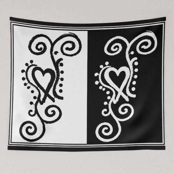 Item preview, Young Artist - Black & White Heart Swirls designed and sold by PrintGo26.