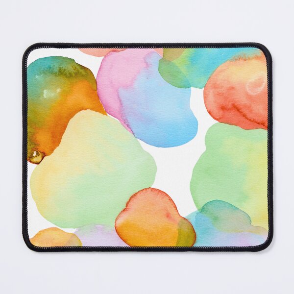 Item preview, Blue Rust and Ochre Watercolour Leaf Pattern designed and sold by ArithraStudio.
