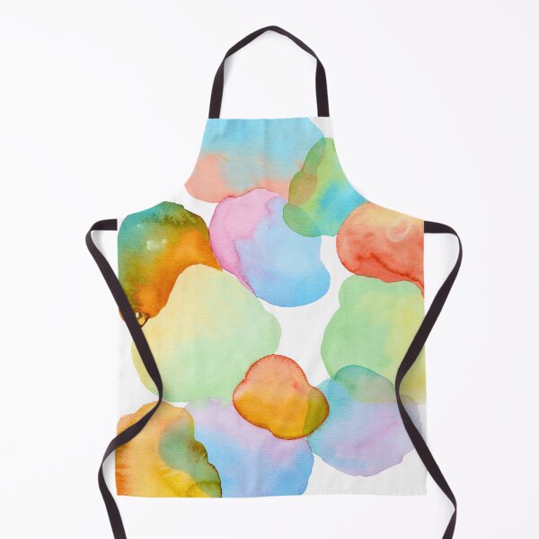 Item preview, Blue Rust and Ochre Watercolour Leaf Pattern designed and sold by ArithraStudio.