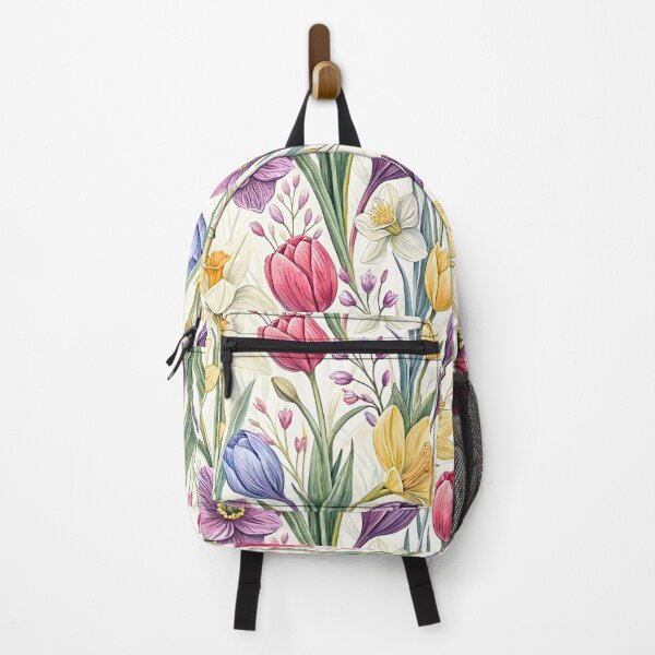 Item preview, Spring Wildflower Garden Botanical Pattern designed and sold by Storybook Botanica.