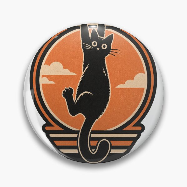 Item preview, Black Cat'S Grip: Adorable Feline Clutching On Design | ⭐⭐⭐⭐⭐ Best Seller designed and sold by BearingCrew.
