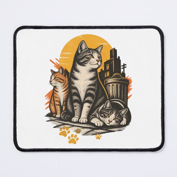 Item preview, Urban Feline Art: Cool Street Cat Vibes For Cat Lovers | Perfect Gift For You And Friends designed and sold by BearingCrew.