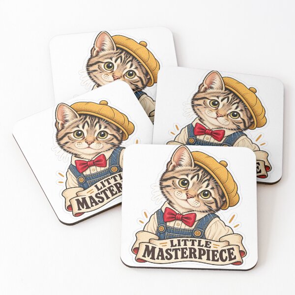 Item preview, Little Masterpiece – Cute Artist Cat designed and sold by ChicClicker.