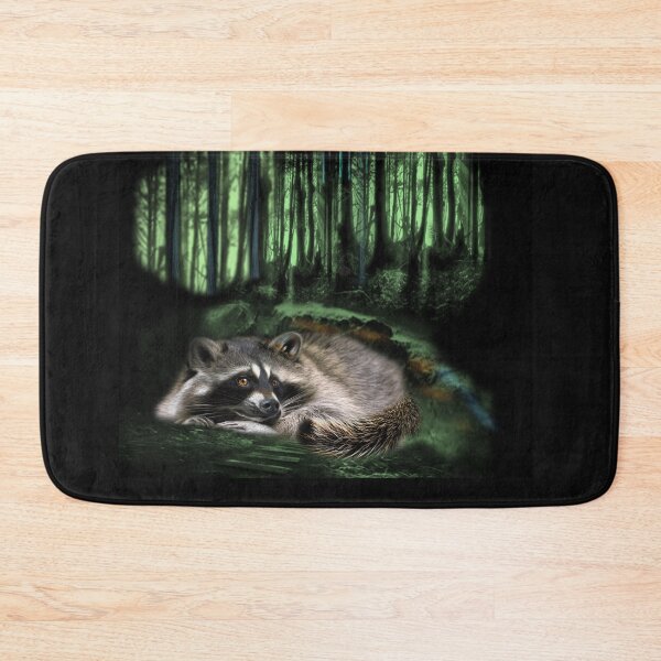 Item preview, Tranquil Raccoon in Enchanted Forest designed and sold by Patricia Brown.