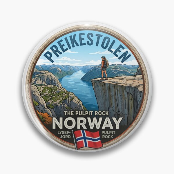Item preview, Preikestolen Norway designed and sold by TulipaGraphics.