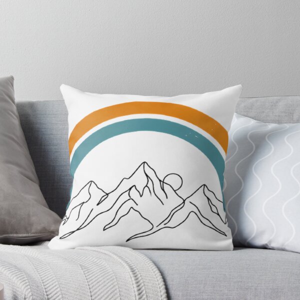 Item preview, Retro Mountain Arch Line Art Hiking Nature Gift designed and sold by GTFullShop.