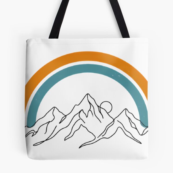 Item preview, Retro Mountain Arch Line Art Hiking Nature Gift designed and sold by GTFullShop.