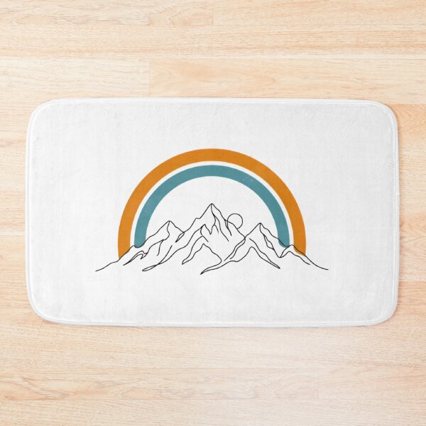 Item preview, Retro Mountain Arch Line Art Hiking Nature Gift designed and sold by GTFullShop.