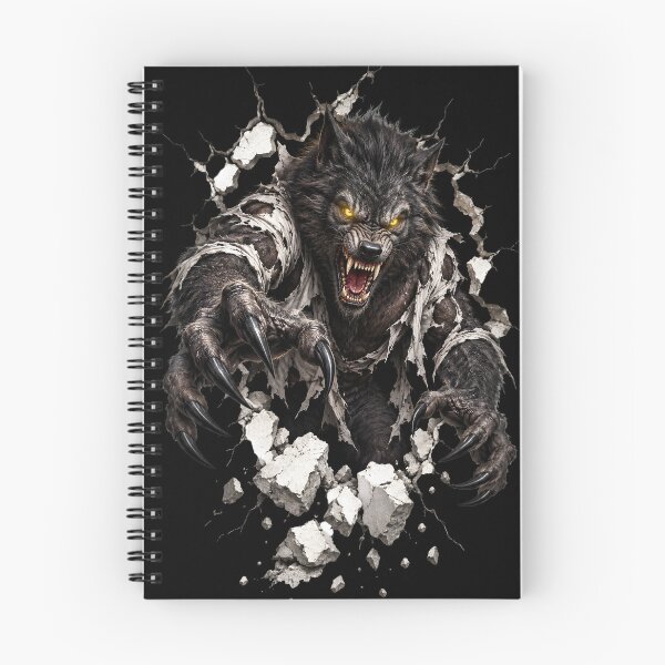 Item preview, Werewolf Breaking Through the Wall – Halloween Horror Monster designed and sold by Kruti Collection.