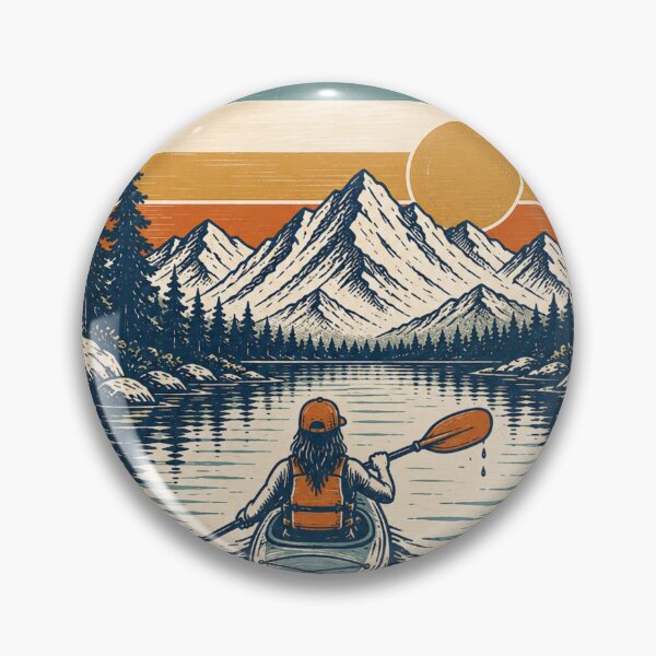 Item preview, Vintage Kayaker designed and sold by CampAndCoast.