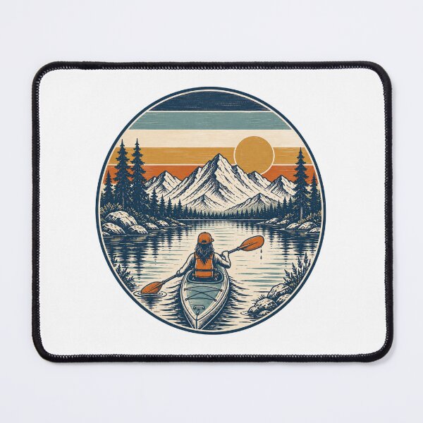 Item preview, Vintage Kayaker designed and sold by CampAndCoast.