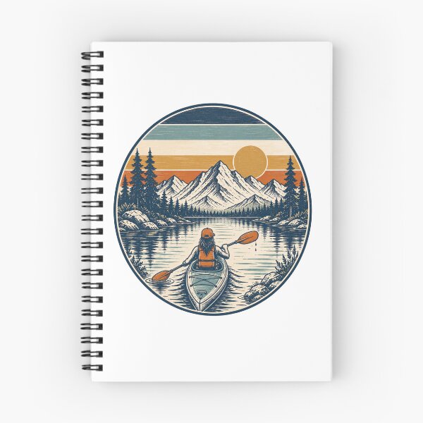 Item preview, Vintage Kayaker designed and sold by CampAndCoast.