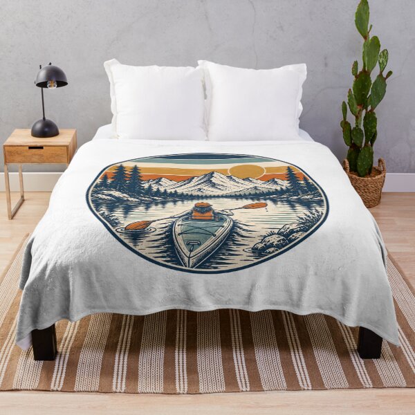 Item preview, Vintage Kayaker designed and sold by CampAndCoast.