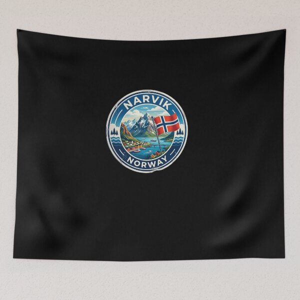 Item preview, Narvik Norway Sticker designed and sold by TulipaGraphics.