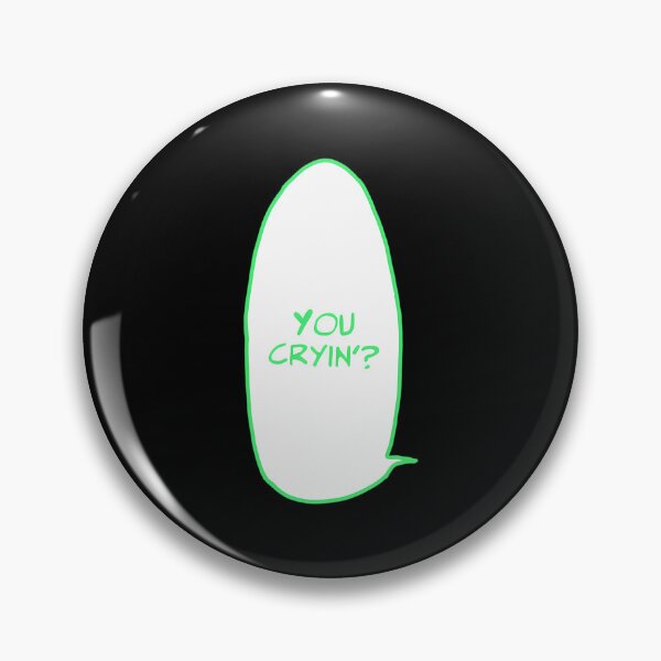 Item preview, You Cryin' Jujutsu Kaisen Manga Bubble Green Option designed and sold by BobbiHewitt.
