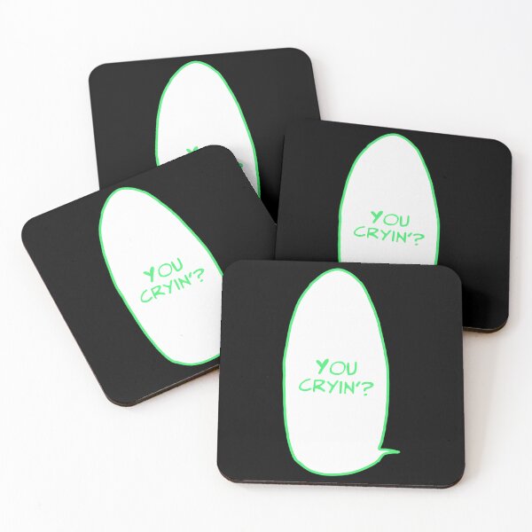 Item preview, You Cryin' Jujutsu Kaisen Manga Bubble Green Option designed and sold by BobbiHewitt.