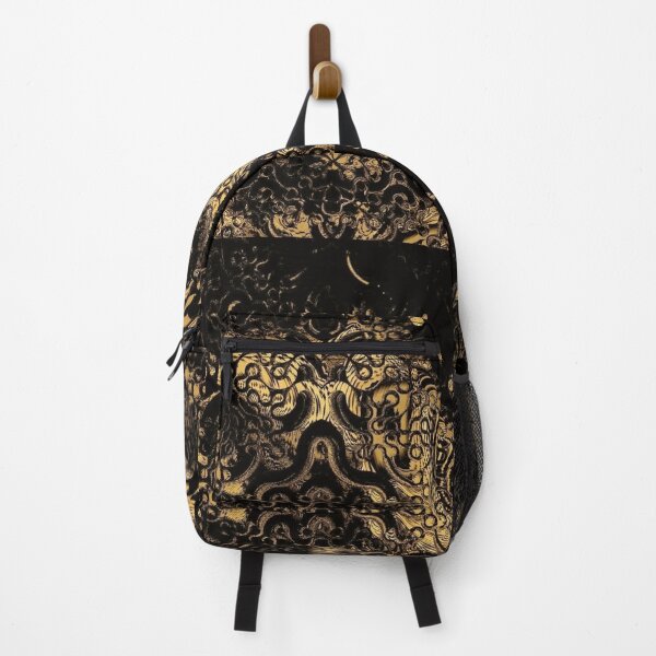 Item preview, Black and gold fractal with swirls designed and sold by KingsArtworx 2.
