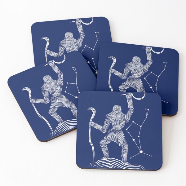 Item preview, Boötes Herdsman Constellation White Celestial Line Art designed and sold by JAMerArc.