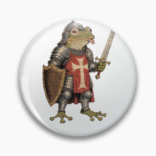 Item preview, Medieval Frog Knight Armor Sword Shield designed and sold by NOVASTOCK117.